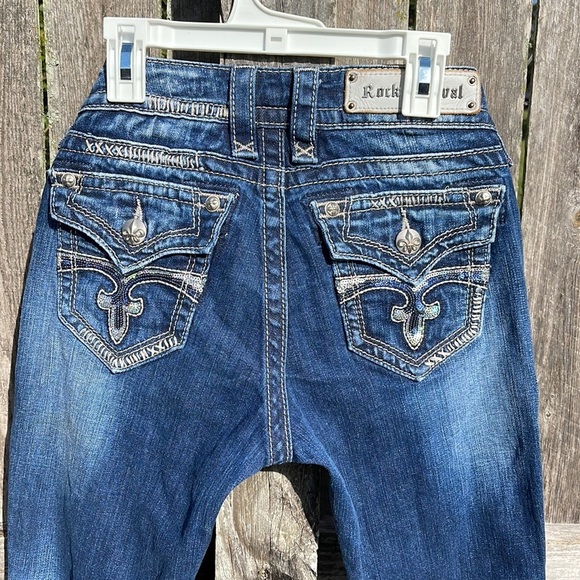 Rock Revival Denim - Rock revival size 26/28 Celine easy boot button back pockets# 400